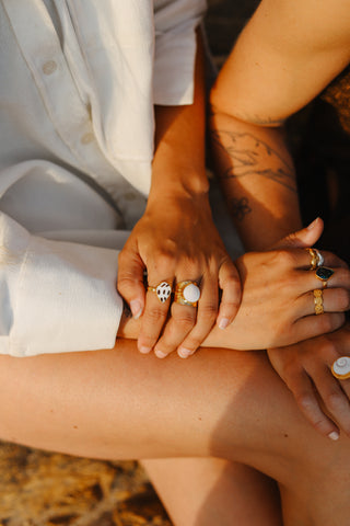 Bague PAPUA (plaqué or/gold plated)