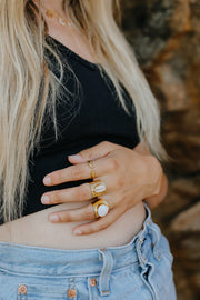 Bague LEMBONGAN (plaqué or/gold plated)