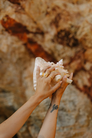 Bague LEMBONGAN (plaqué or/gold plated)